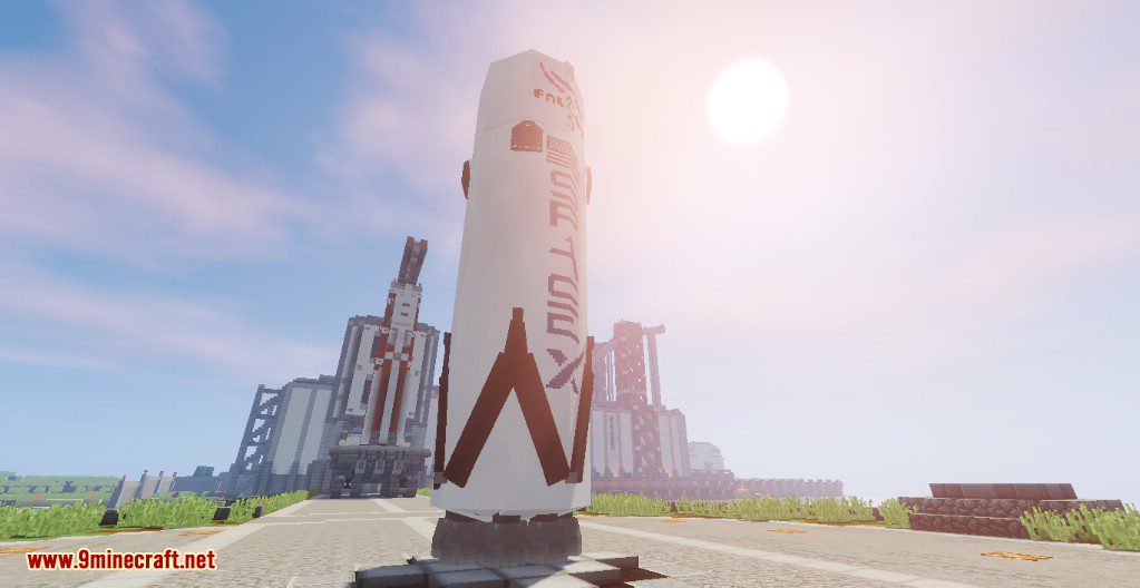 SpaceX Mod 1.12.2, 1.11.2 (Falcon 9 in Minecraft) 2