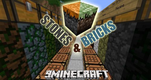 Stones and Bricks Mod 1.15.2, 1.12.2 (Missing Vanilla Blocks) Thumbnail