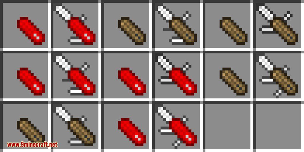 Swiss Army Knife Mod 1.12.2 (Pocketknife and Multi-Tool Manufactured) 3