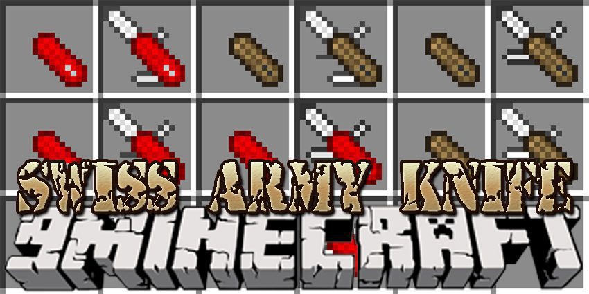 Swiss Army Knife Mod 1.12.2 (Pocketknife and Multi-Tool Manufactured) 1