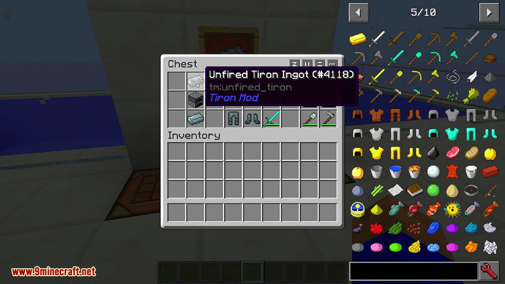 Tiron Mod 1.12.2 (A New Material in Minecraft) 5