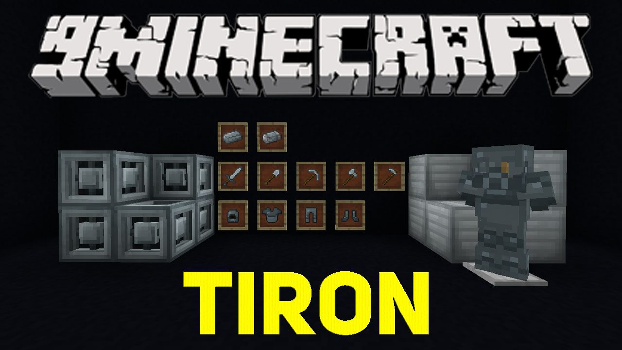 Tiron Mod 1.12.2 (A New Material in Minecraft) 1