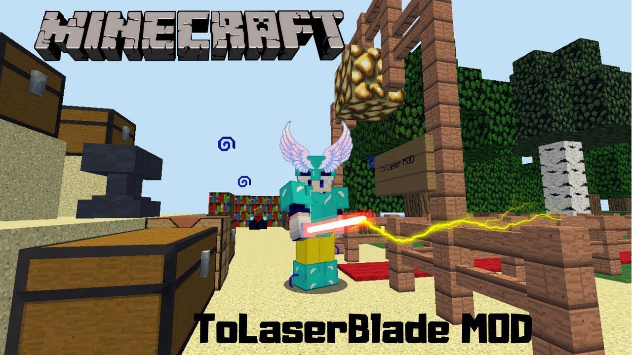 ToLaserBlade Mod (1.20.4, 1.19.4) - Simple Sword with a Laser Blade 1