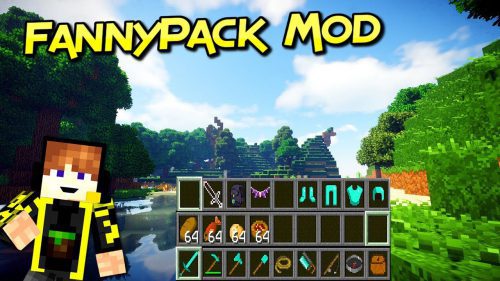 FannyPack Mod 1.12.2, 1.10.2 (Multiple Quick Access HotBars) Thumbnail