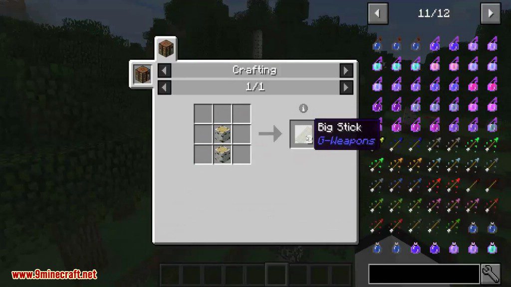 G-Weapons Mod 1.12.2 (Giant Weapons in Minecraft) 15