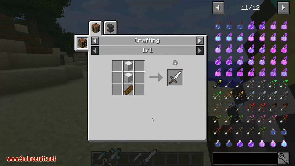 G-Weapons Mod 1.12.2 (Giant Weapons in Minecraft) 24