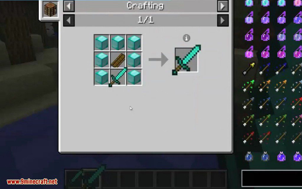 G-Weapons Mod 1.12.2 (Giant Weapons in Minecraft) 22