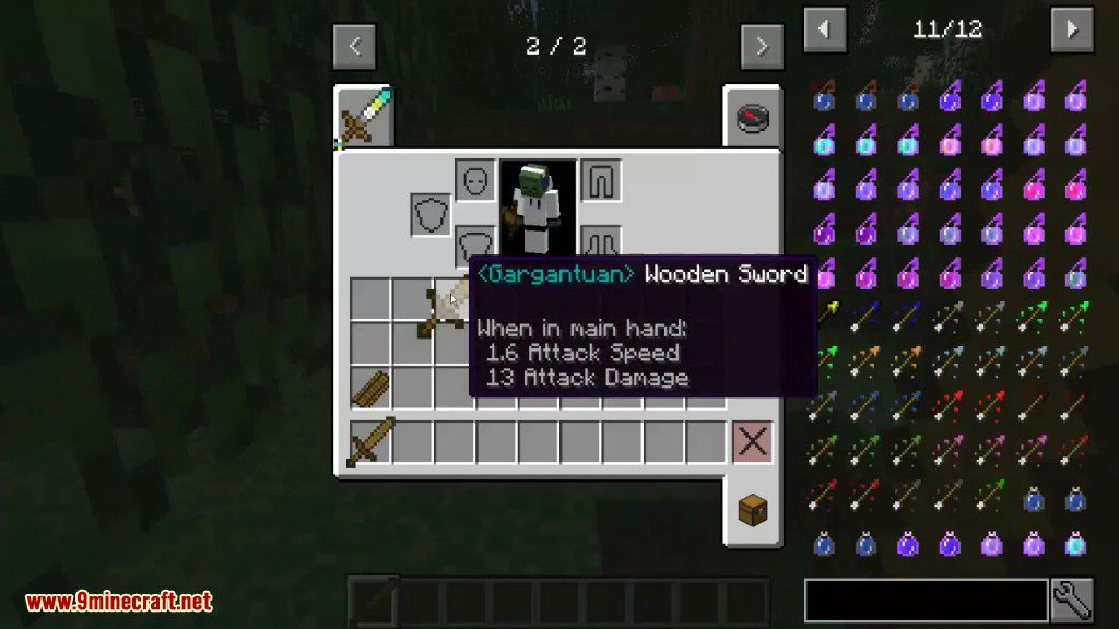 G-Weapons Mod 1.12.2 (Giant Weapons in Minecraft) 6