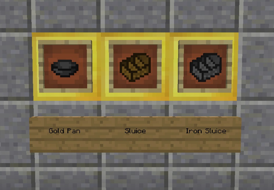 Gold In Them Thar Hills Mod 1.12.2, 1.10.2 (Automatable Gold Panning) 2