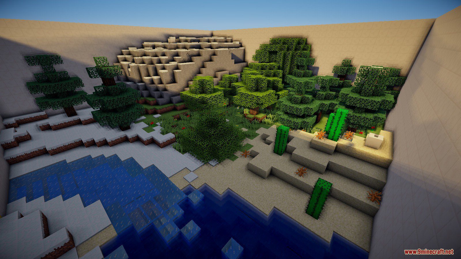 Golden Biomes Extreme Map 1.12.2, 1.12 for Minecraft 7