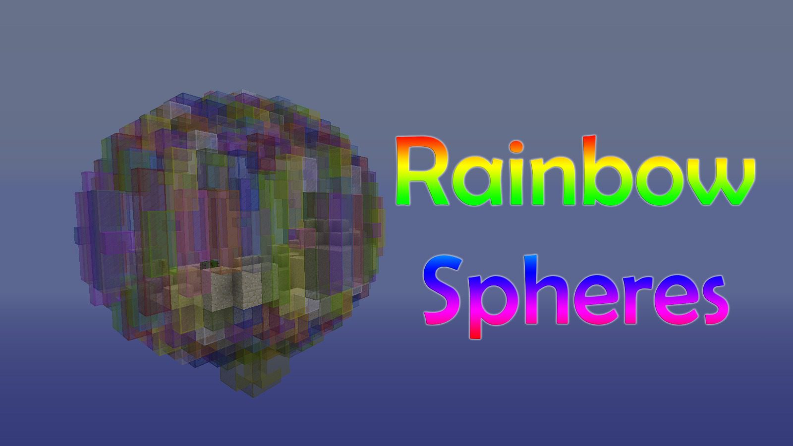 Rainbow Spheres Map 1.12.2, 1.12 for Minecraft 1