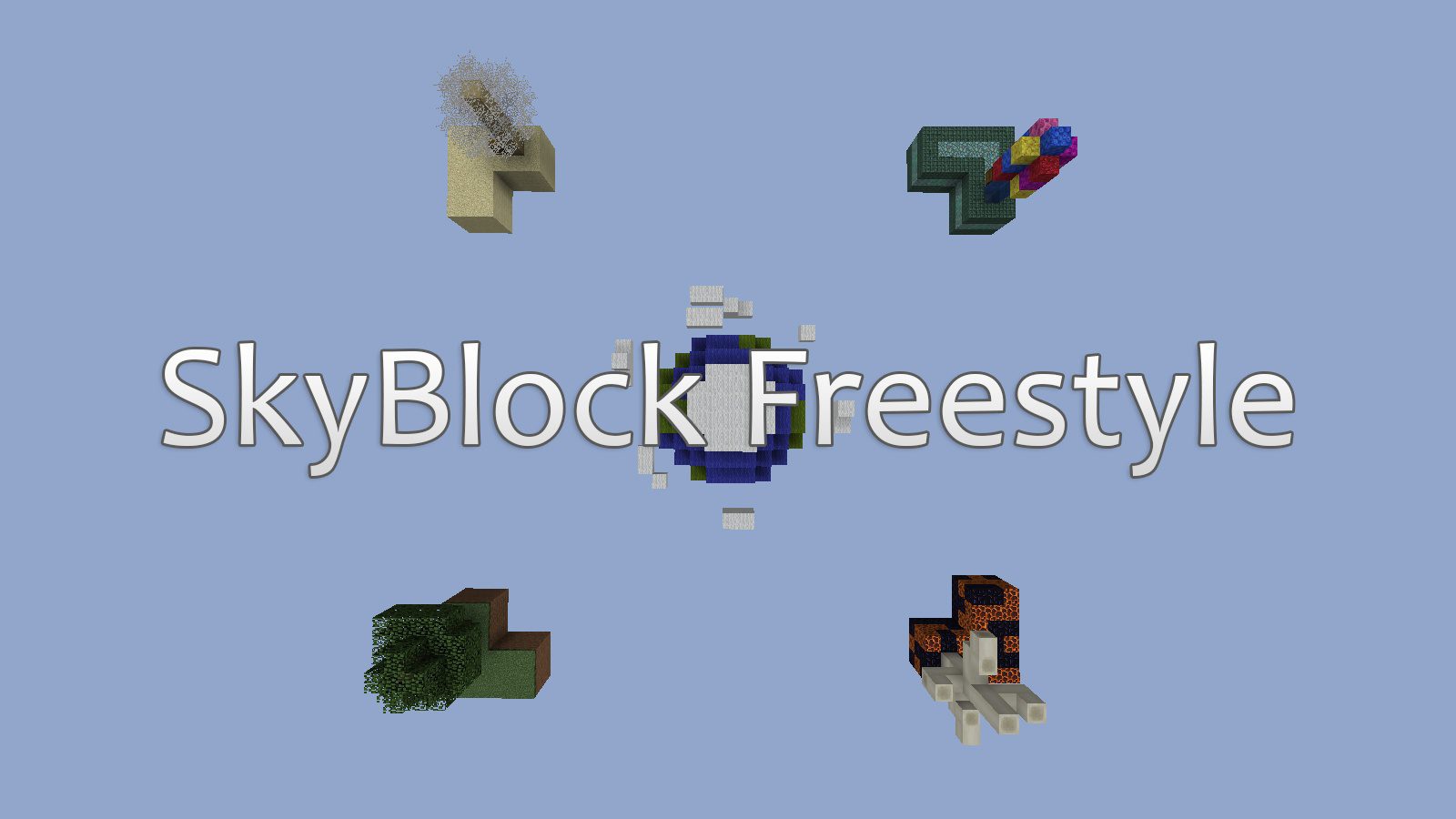 SkyBlock: Freestyle Map 1.13 for Minecraft 1