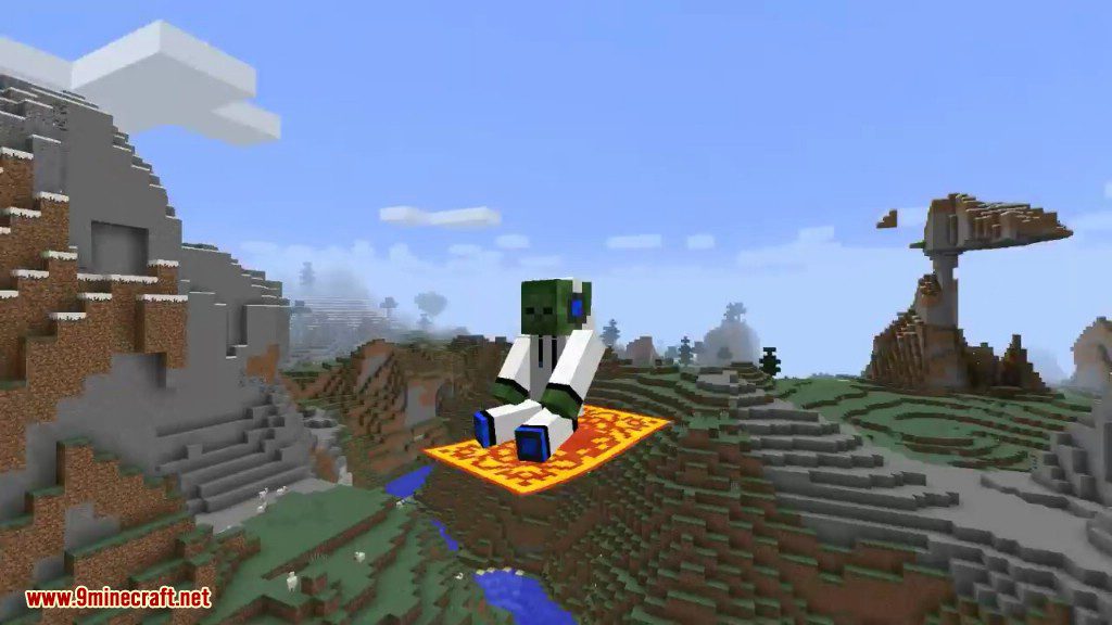 The Flying Things Mod 1.15.2, 1.14.4 (Enchanted Brooms and Magic Carpets) 15