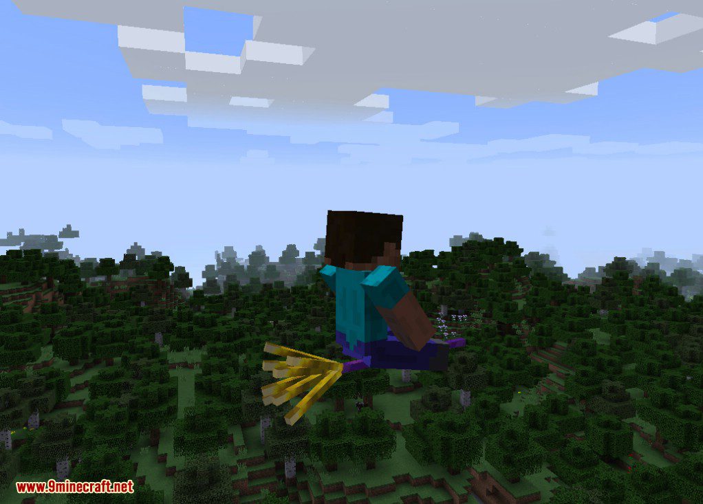 The Flying Things Mod 1.15.2, 1.14.4 (Enchanted Brooms and Magic Carpets) 6