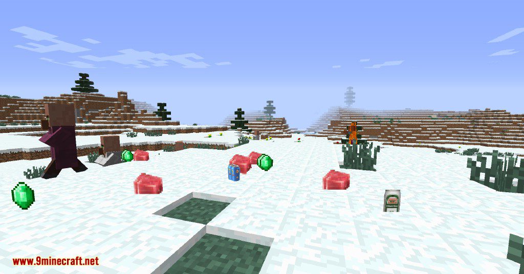 Villager Drop Mod 1.12.2, 1.7.10 (Villagers Drop Emeralds) 2