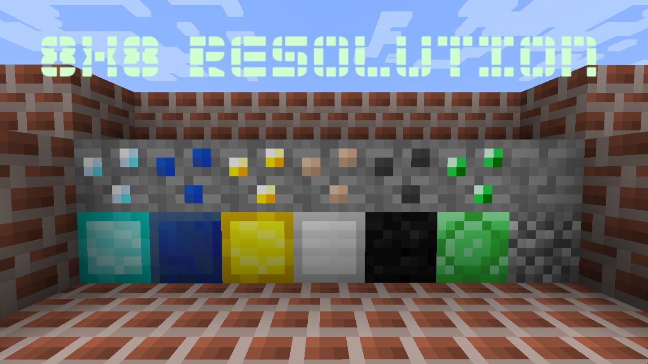 The Random Dot's 8x8 Resource Pack 1.13.2, 1.12.2 1