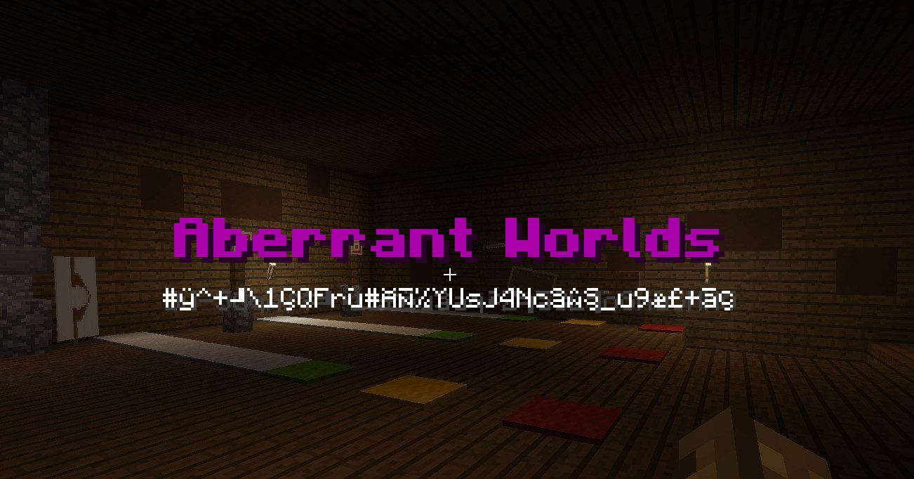 Aberrant Worlds Map 1.12.2, 1.12 for Minecraft 1