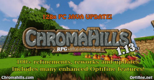 Chroma Hills Resource Pack (1.20.6, 1.20.1) – Texture Pack Thumbnail