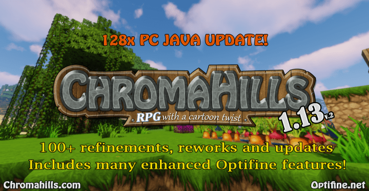 Chroma Hills Resource Pack (1.19.3, 1.18.2) - Texture Pack 1