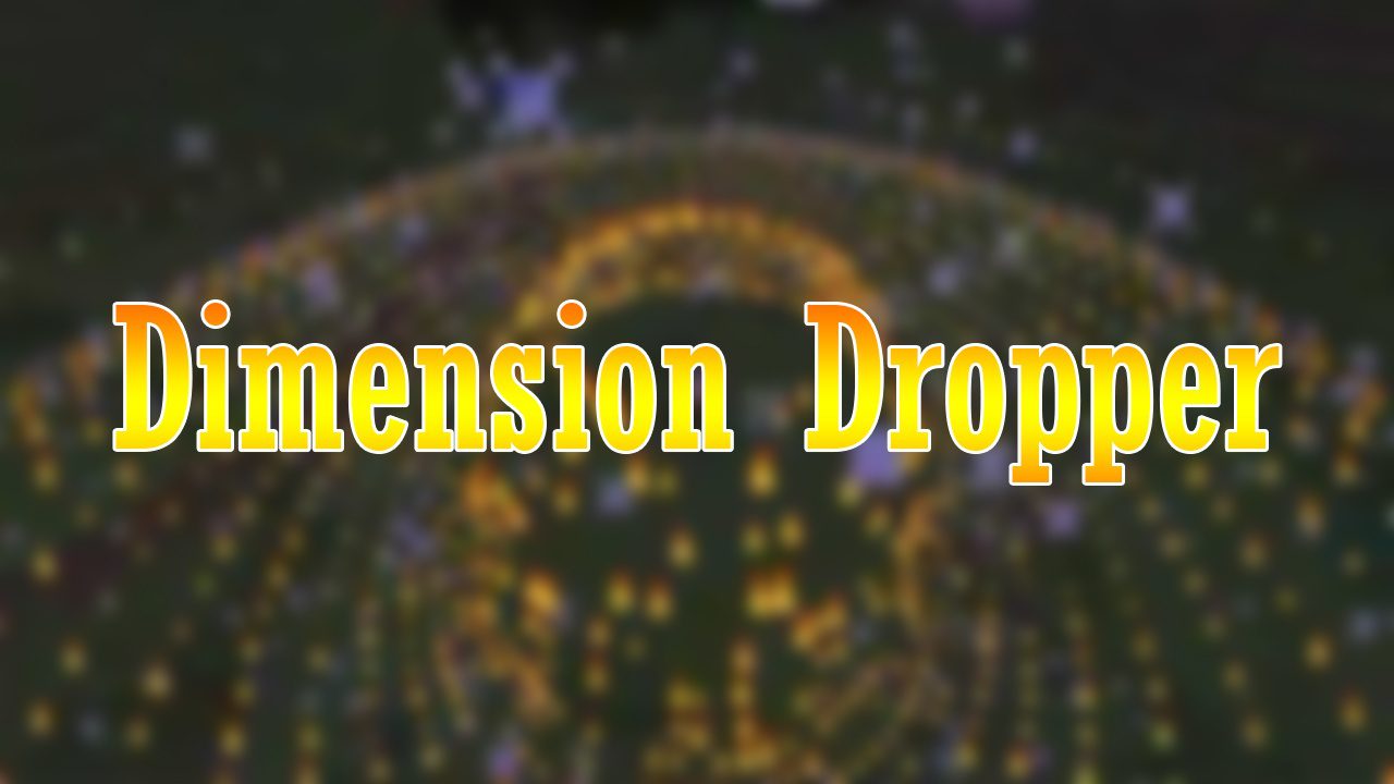 Dimension Dropper Map 1.12.2, 1.12 for Minecraft 1