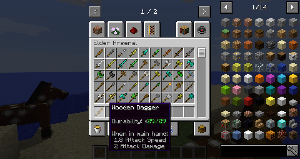 Elder Arsenal Mod 1.12.2 (Bulk of Medieval Weapons) 2