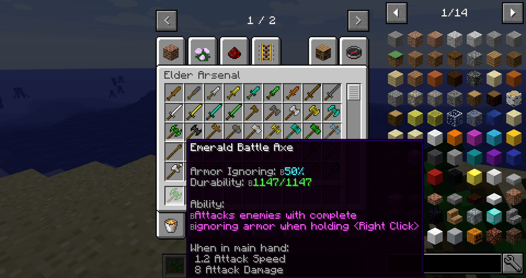 Elder Arsenal Mod 1.12.2 (Bulk of Medieval Weapons) 5