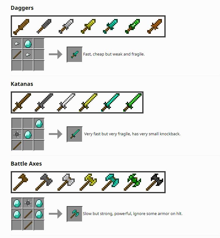 Elder Arsenal Mod 1.12.2 (Bulk of Medieval Weapons) 14