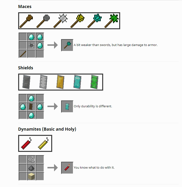 Elder Arsenal Mod 1.12.2 (Bulk of Medieval Weapons) 16