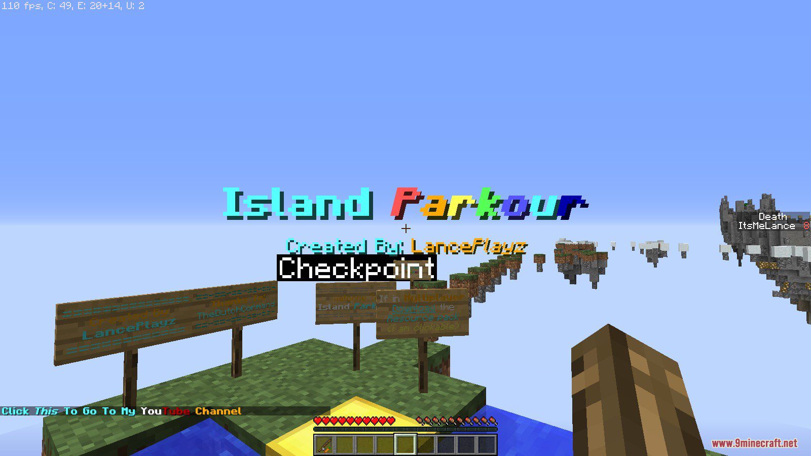 Island Parkour Map 1.12.2, 1.12 for Minecraft 5