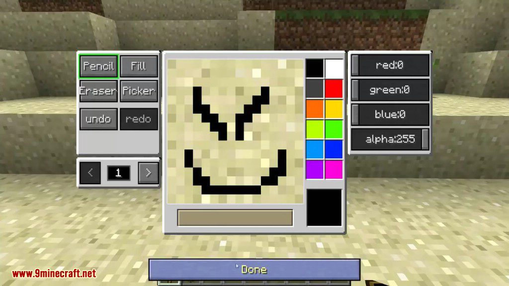 MC Paint Mod (1.20.1, 1.19.4) - Microsoft Paint in Minecraft 6