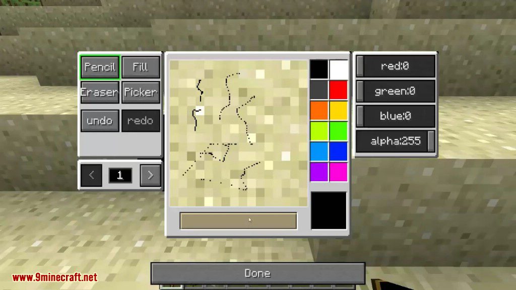 MC Paint Mod (1.20.1, 1.19.4) - Microsoft Paint in Minecraft 9