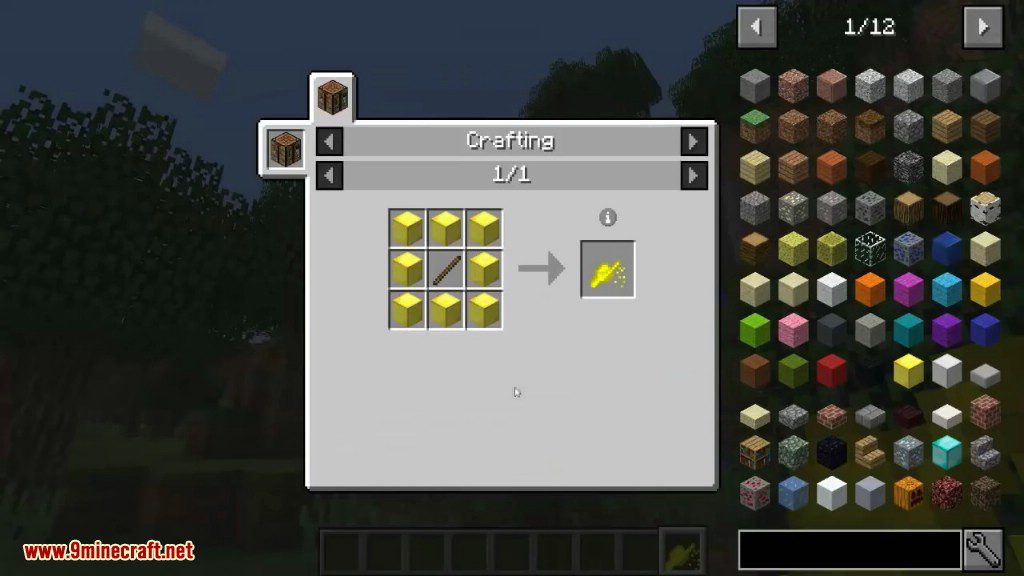 Midas Touch Mod 1.12.2 (Turn Anything You Touch into Gold Blocks) 8