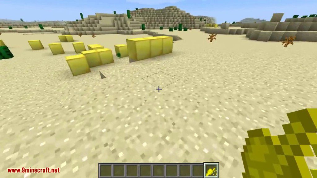 Midas Touch Mod 1.12.2 (Turn Anything You Touch into Gold Blocks) 6