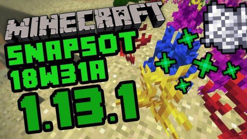 Minecraft 1.13.1 Snapshot 18w31a (Renewable Coral, Squid Farm Nerf, Vanilla Chunk Loading) Thumbnail