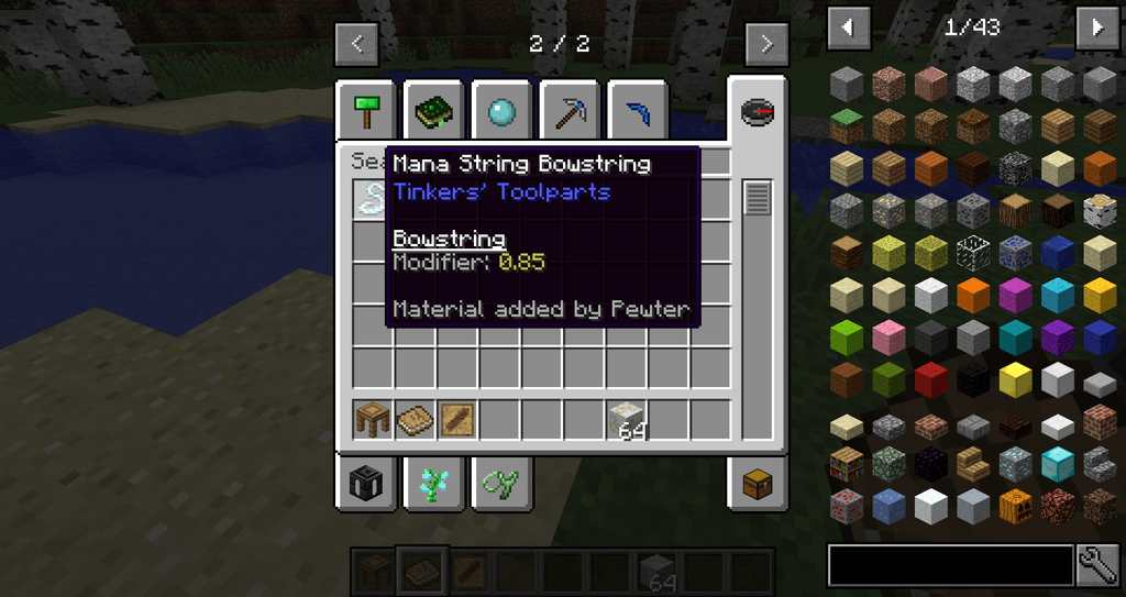 Pewter Mod 1.12.2 (Sixteen Tinkers Construct Materials) 3