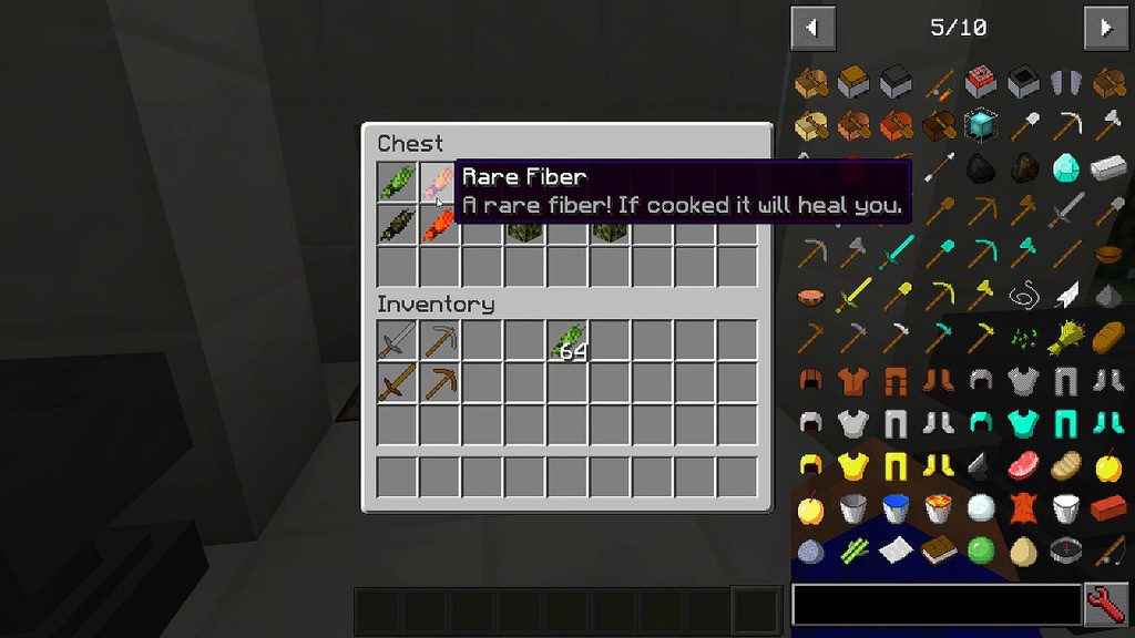 Plant Fiber Mod 1.12.2 (Early Game Dropped from Grass) 3