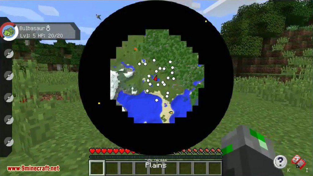 PokeRadar Mod (1.12.2) - PixelRadar, AntiRadar Bypass for Pixelmon 6