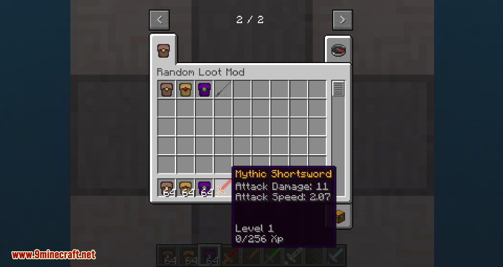 Random Loot Mod 1.16.5, 1.12.2 (Better than Vanilla Tools) 3