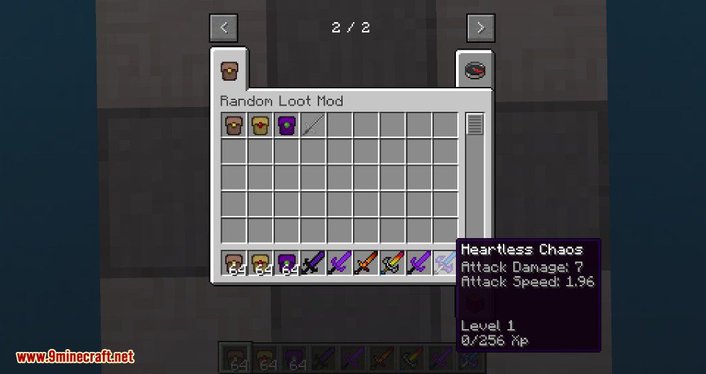 Random Loot Mod 1.16.5, 1.12.2 (Better than Vanilla Tools) 5