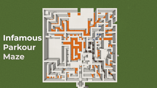 The Infamous Parkour Maze Map 1.13 for Minecraft Thumbnail