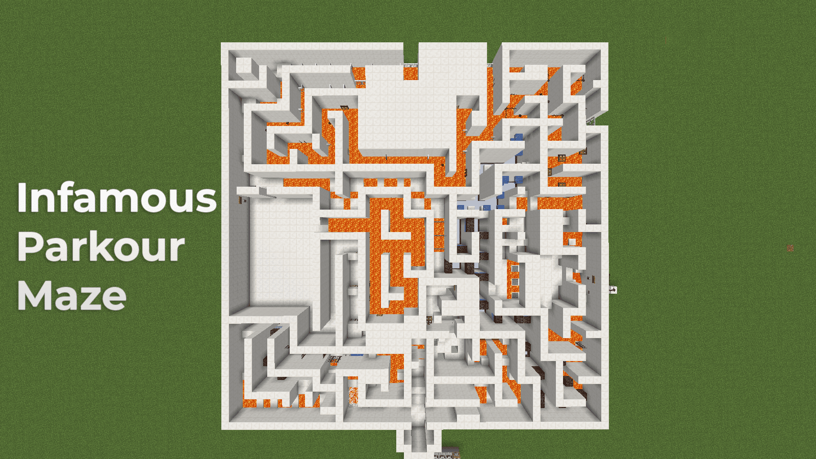 The Infamous Parkour Maze Map 1.13 for Minecraft 1