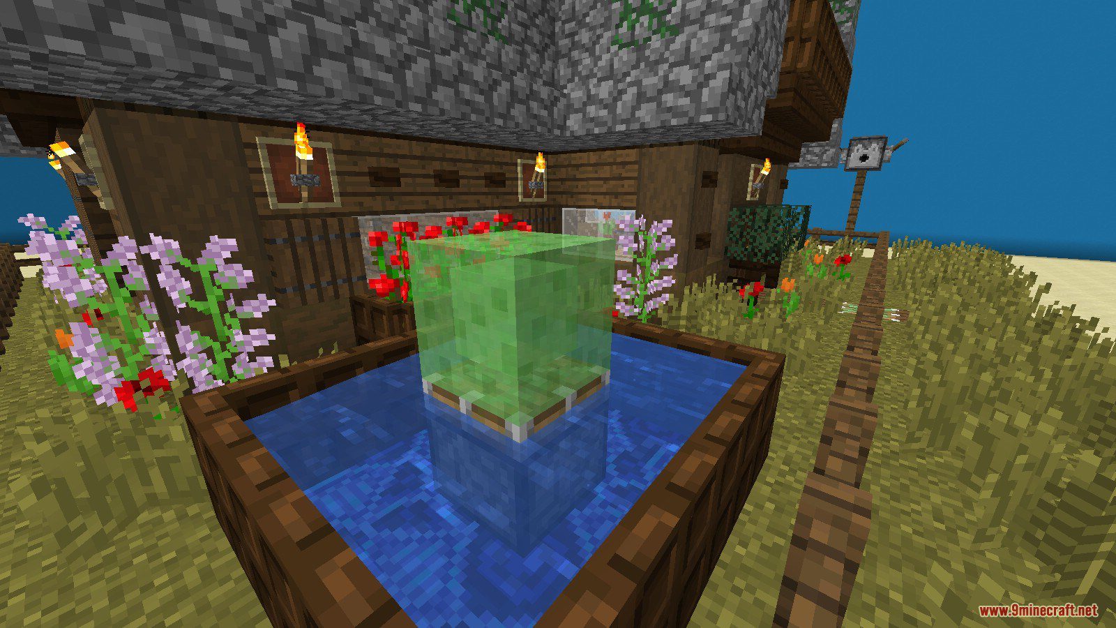 The Rustic Piston House Map 1.13.2 for Minecraft 12