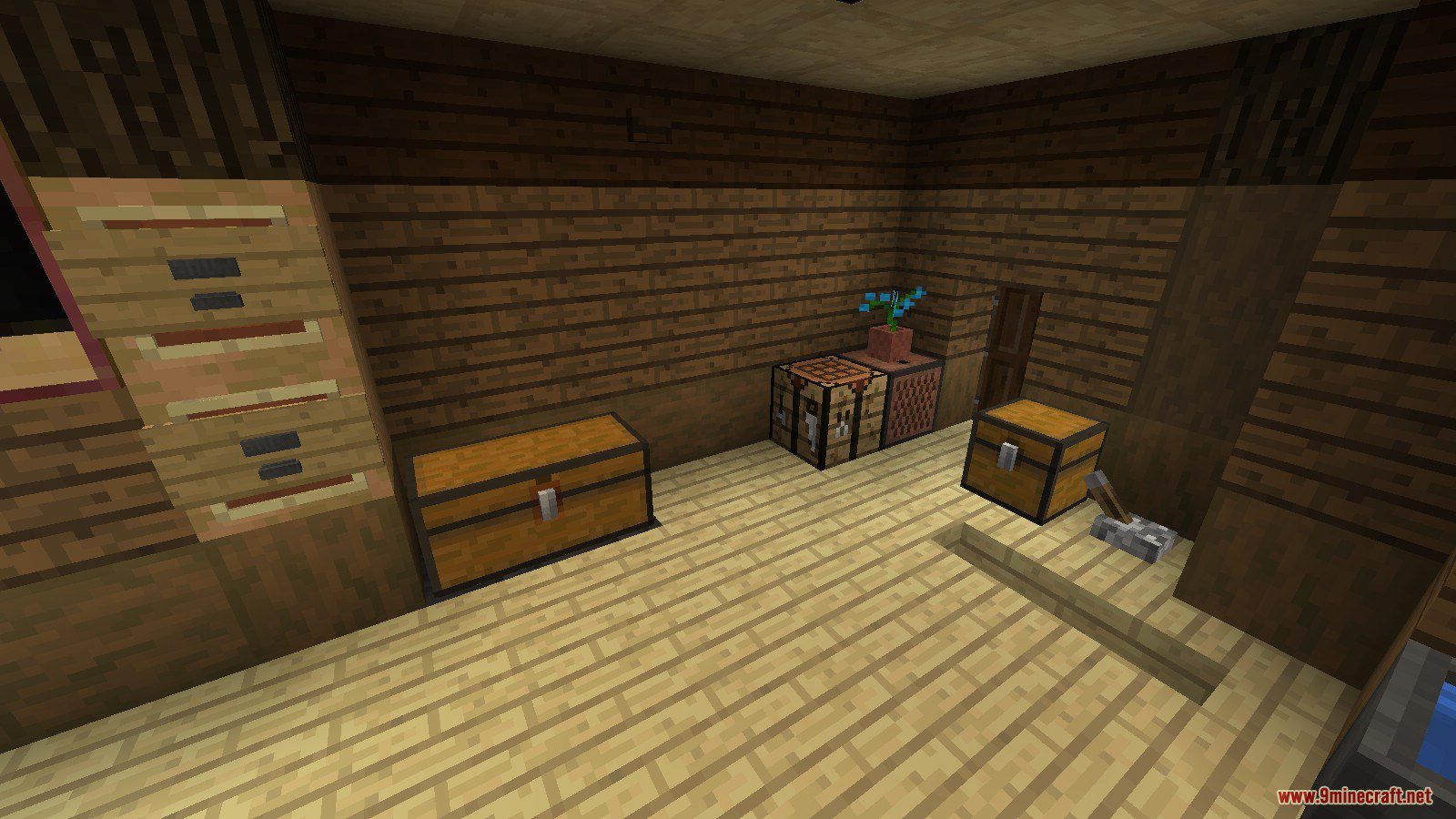 The Rustic Piston House Map 1.13.2 for Minecraft 3