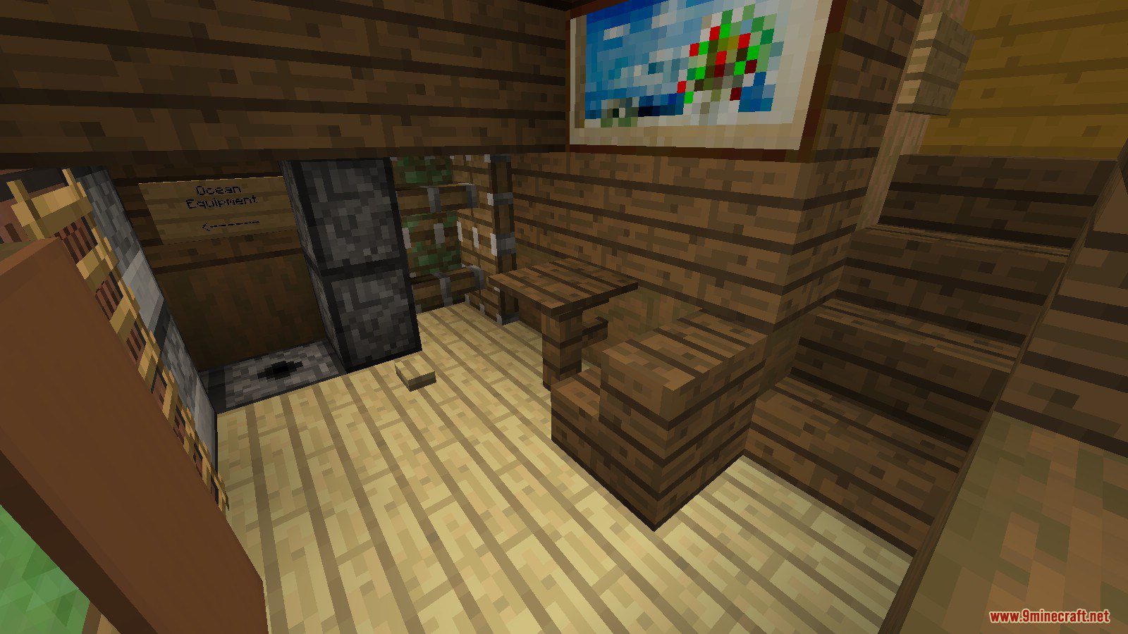 The Rustic Piston House Map 1.13.2 for Minecraft 8