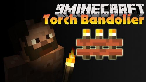 Torch Bandolier Mod (1.19.4, 1.18.2) – Standalone Torch Holder Mod Thumbnail