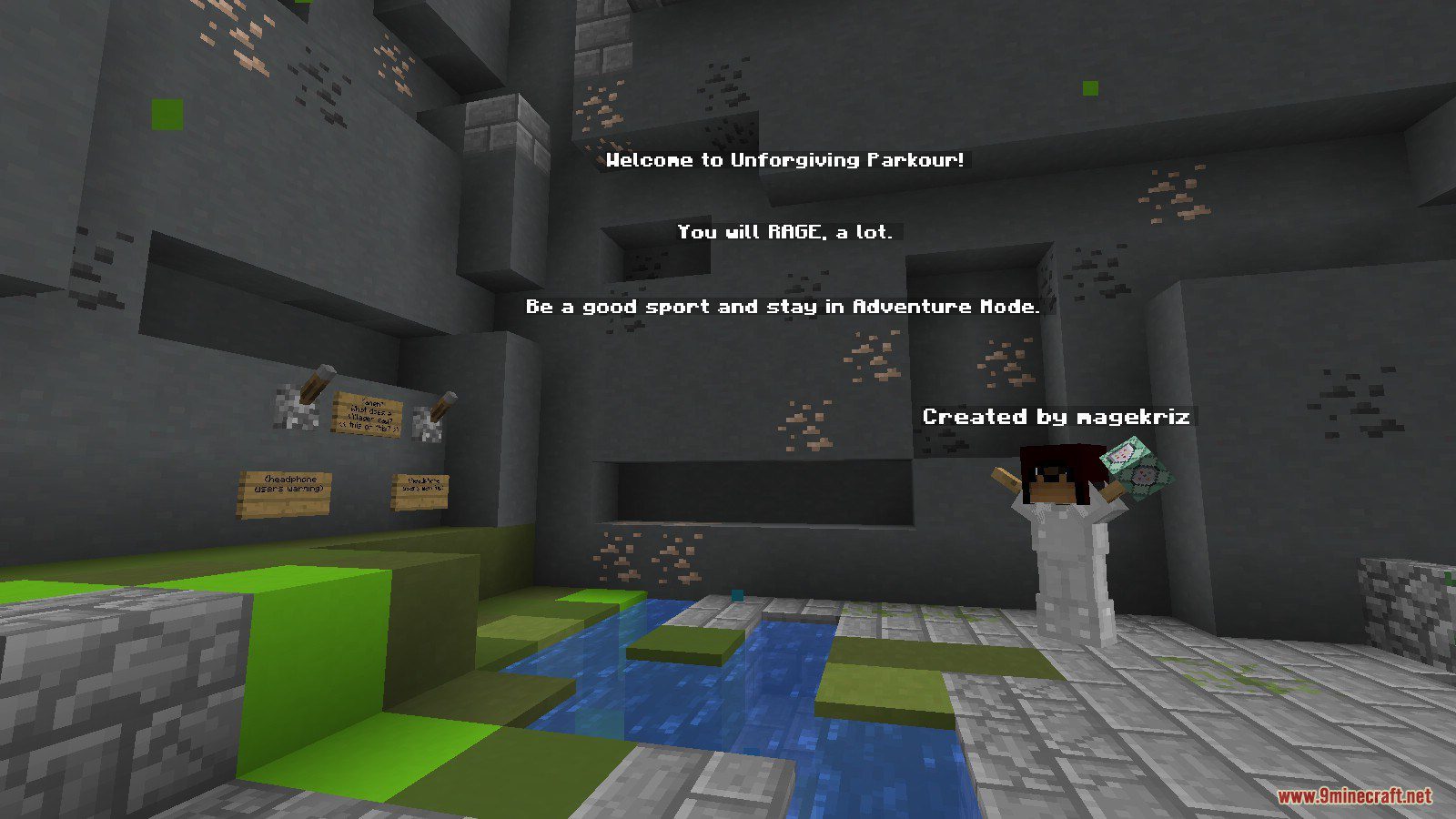 Unforgiving Parkour Map 1.13 for Minecraft 2