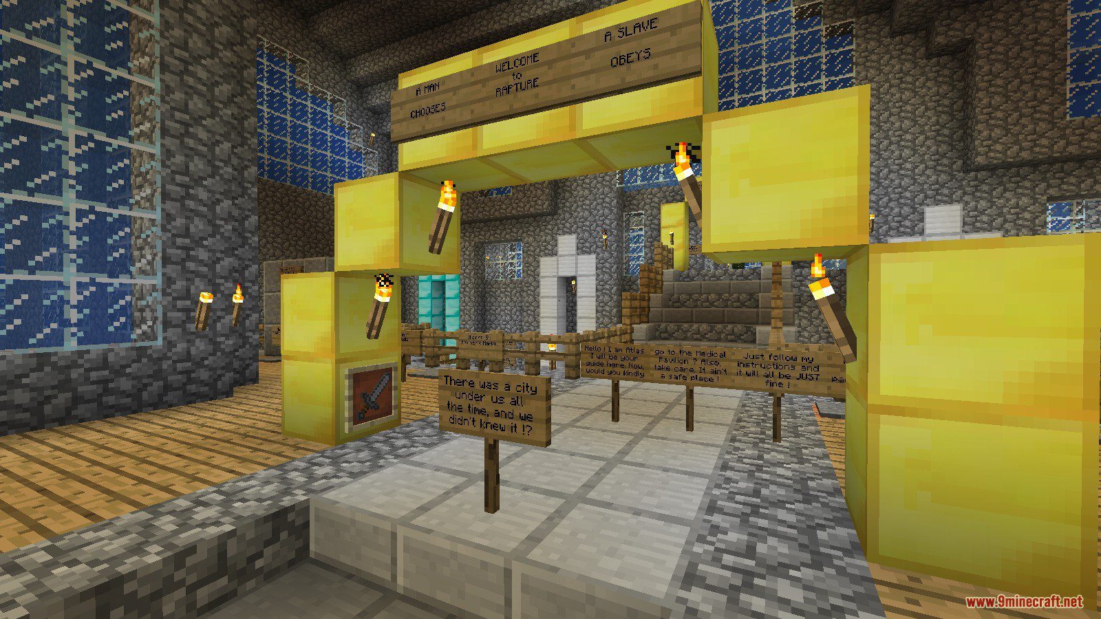 Bioshock Map 1.13.2 for Minecraft 5