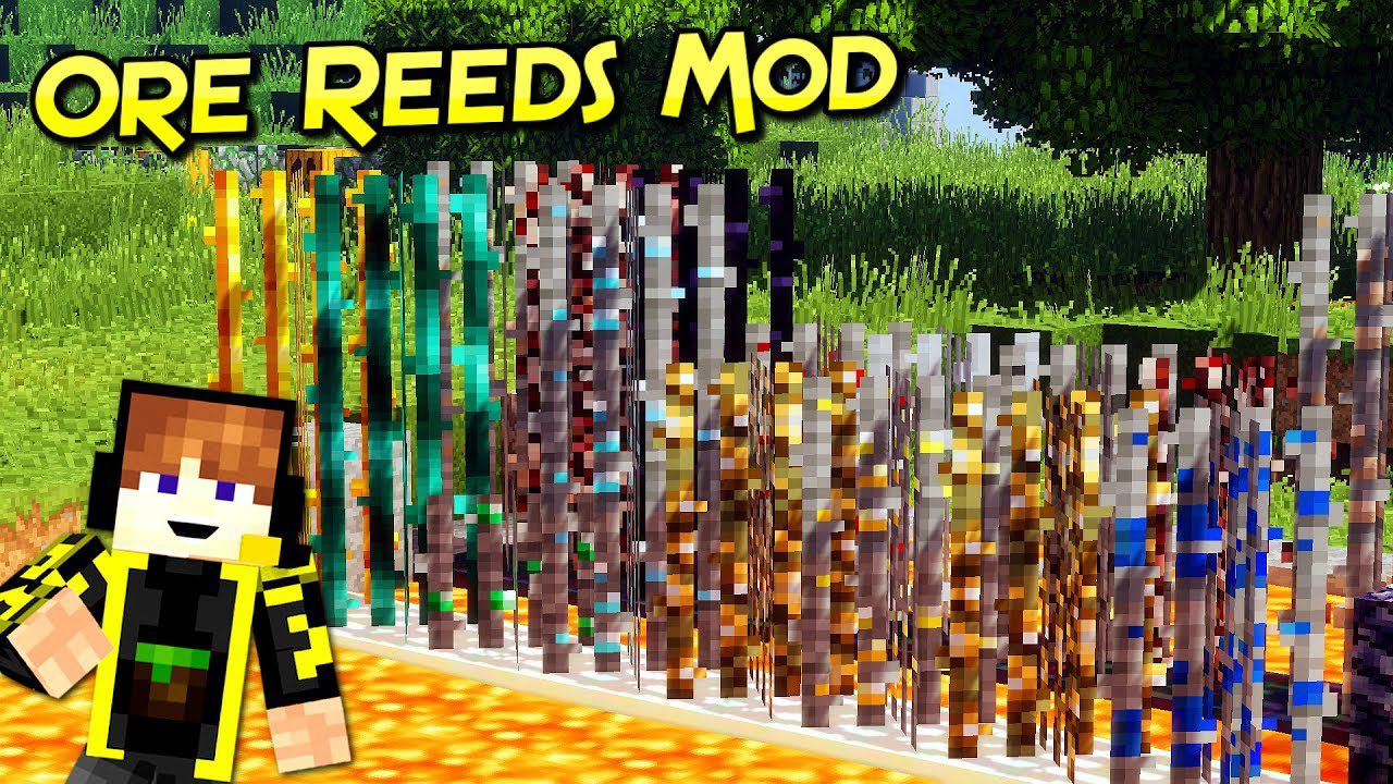 Ore Reeds Mod 1.16.5, 1.15.2 (A Different Way to get Minerals) 1