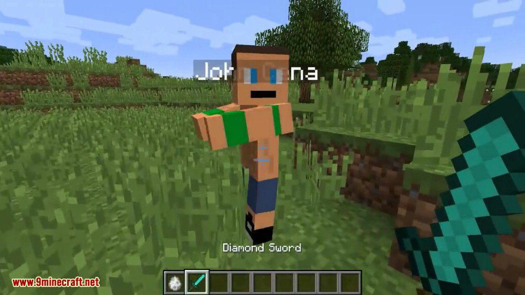 Rideable John Cena Mod 1.12.2 for Minecraft 5