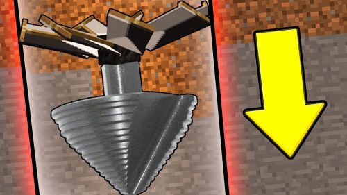 Simple Mining Drills Mod 1.12.2 (Accelerate the Common Mining Process) Thumbnail